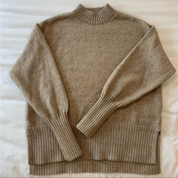 Zara Sweaters Hm Mock Neck Sweater Poshmark